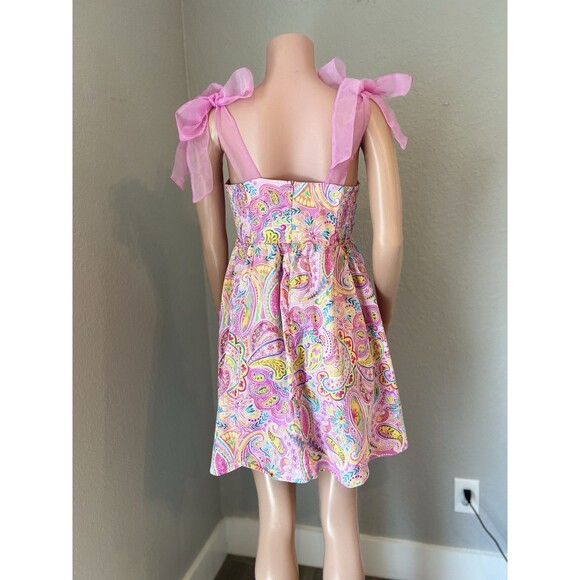 Day + Moon COLORFUL PAISLEY Baby Doll SUMMER SPRING ROMANTIC Dress SZ LARGE #49 - Picture 7 of 11